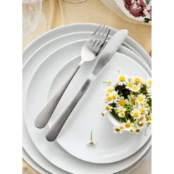 Aida Atelier middagstallerken hvid 4 stk. Ø 25 cm
