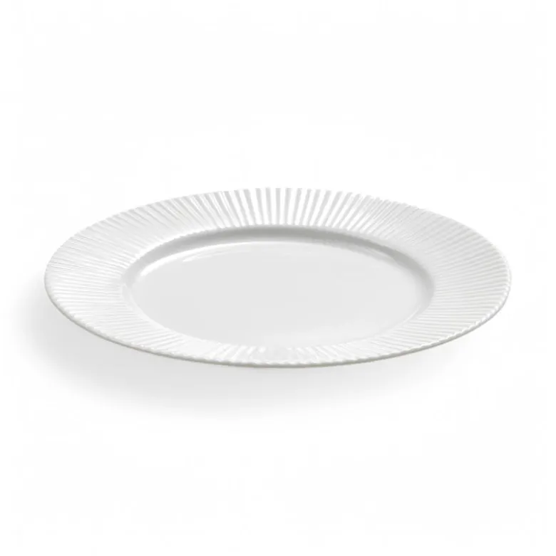 Aida Groovy desserttallerken hvid 1 stk. 19 cm