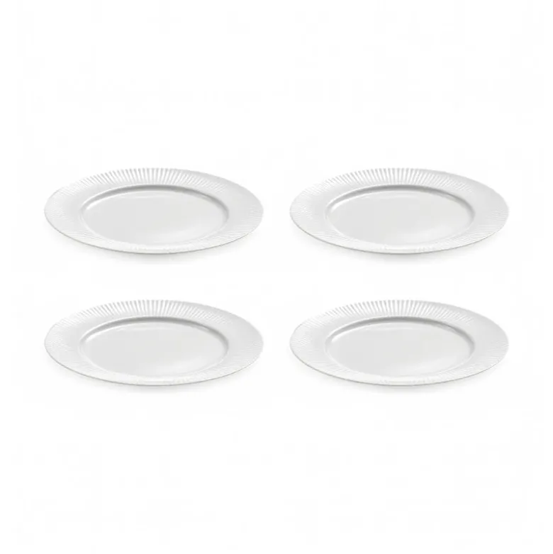 Aida Groovy tallerken hvid 1 stk. 27,5 cm