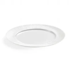 Aida Groovy tallerken hvid 1 stk. 27,5 cm