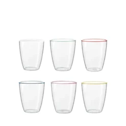 Aida LIFE IN COLOUR Art glas multifarvet 6 stk. 29 cl