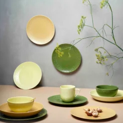 Aida LIFE IN COLOUR Confetti frokosttallerken olive Ø 24 cm