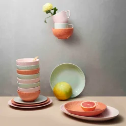 Aida LIFE IN COLOUR Confetti frokosttallerken apricot Ø 24 cm