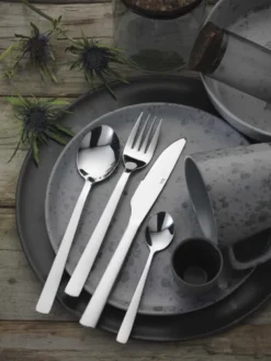Aida RAW bestiksæt blank stål 48 dele