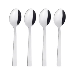Aida RAW dessertske blank stål 4 stk