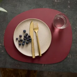 Aida RAW dækkeserviet silikone bordeaux