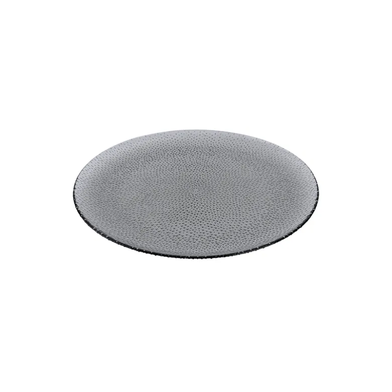 Aida RAW Glass Beads tallerken smoke Ø 22,5 cm