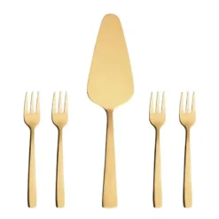 Aida RAW kagesæt 5 dele guld