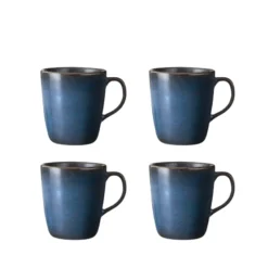 Aida RAW Midnight Blue krus 35 cl 4 stk.