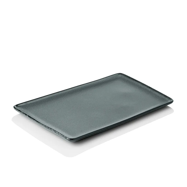 Aida RAW Northern Green rektangulær tallerken 31,5 cm