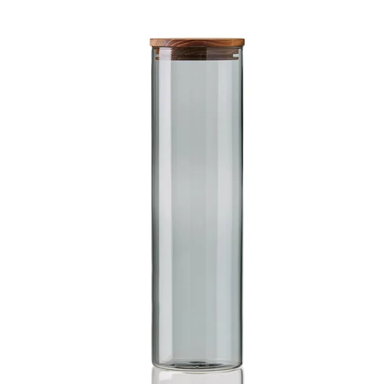 Aida RAW opbevaringsglas smoke H 28 cm