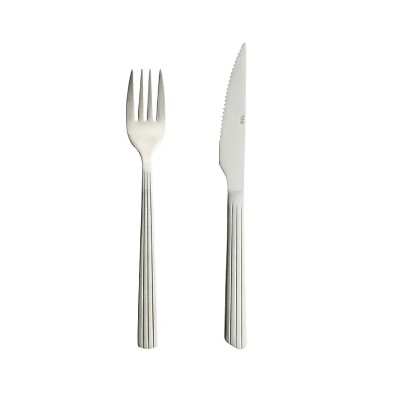 Aida RAW steakbestik 8 dele mat stål