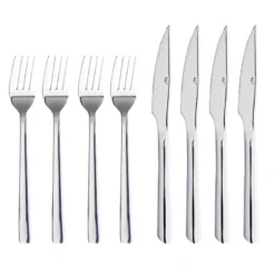 Aida RAW steaksæt stål 8 dele