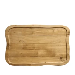 Aida RAW teaktræ skærebræt med saftrille 40x26 cm