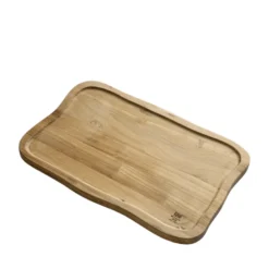 Aida RAW teaktræ skærebræt med saftrille 40x26 cm