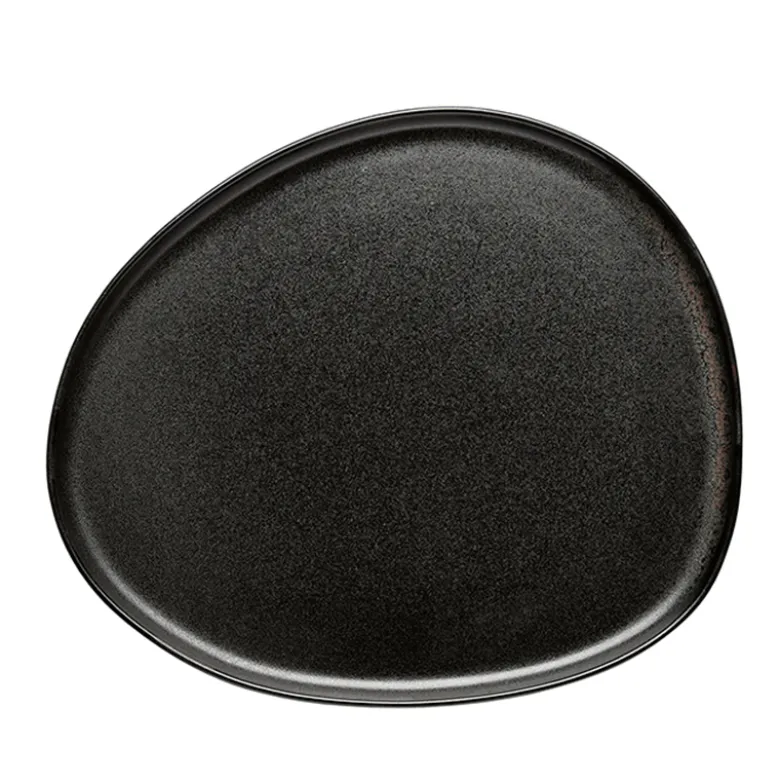 Aida RAW Titanium Black Organic middagstallerken 29 cm