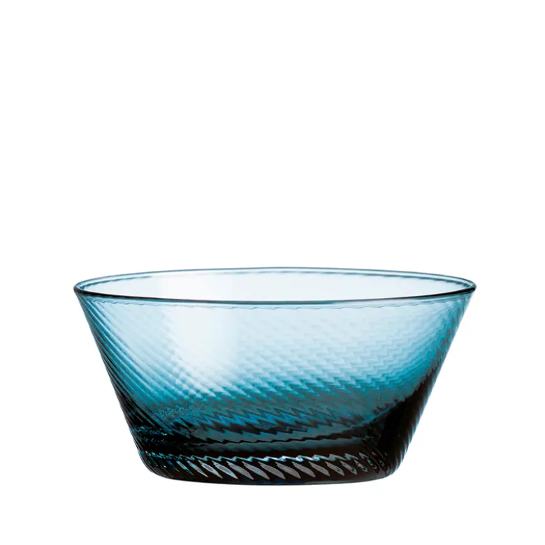 Aida RAW UNIQUE swirl skål light blue