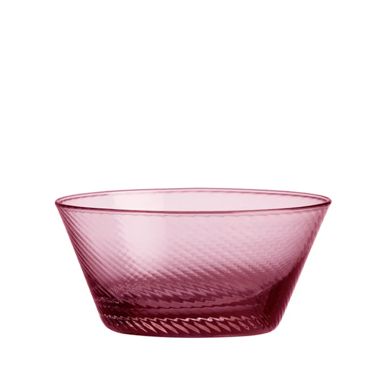 Aida RAW UNIQUE swirl skål pink
