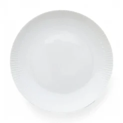 Aida Relief desserttallerkner hvid 4 stk.