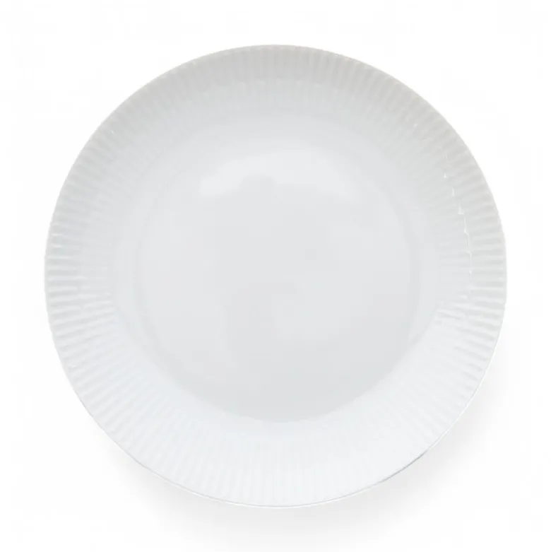 Aida Relief desserttallerkner hvid 4 stk.