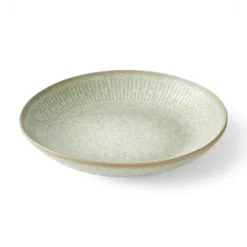 Aida Relief dyb tallerken grøn Ø 22 cm