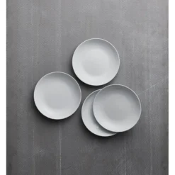 Aida Relief dyb tallerken hvid Ø 22 cm 4 stk.