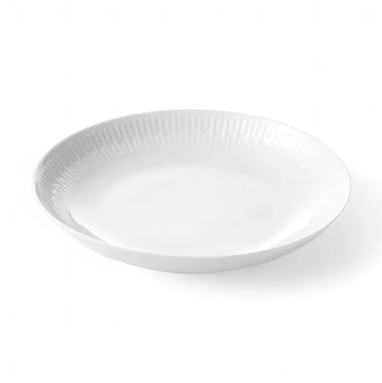 Aida Relief dyb tallerken hvid Ø 22 cm 4 stk.