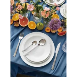 Aida Relief - frokost tallerken porcelæn white 4 stk 22 cm gaveæske