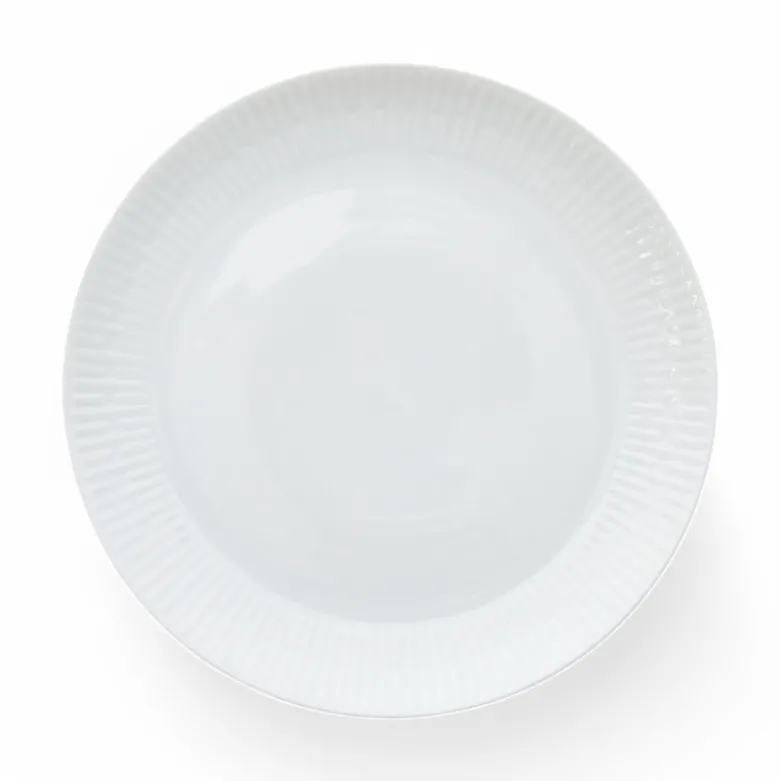 Aida Relief - frokost tallerken porcelæn white 4 stk 22 cm gaveæske