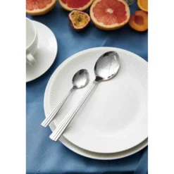 Aida Relief - frokost tallerken porcelæn white 4 stk 22 cm gaveæske