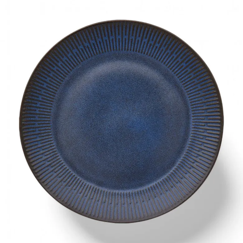 Aida Relief middagstallerken blue Ø 27 cm