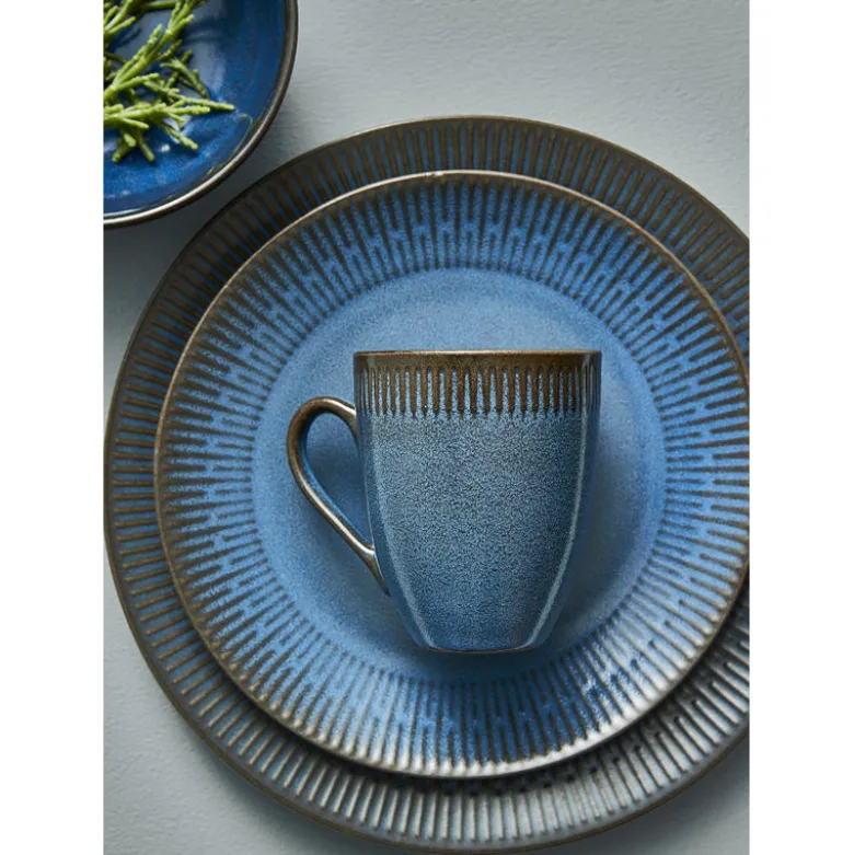 Aida Relief middagstallerken blue Ø 27 cm