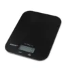 Aldente digital køkkenvægt sort glas 5 kg