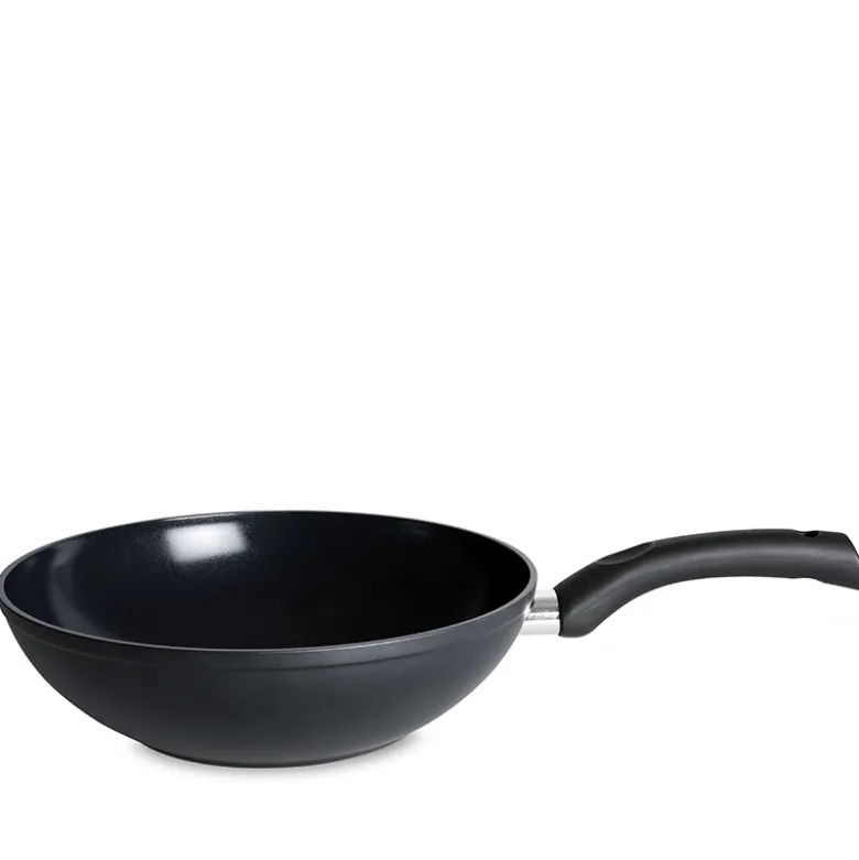 Aldente wokpande keramisk belægning sort Ø 28 cm