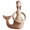 Architectmade Mermaid træfigur træ farve 13 cm