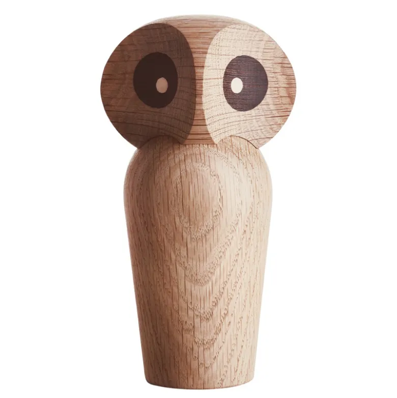 Architectmade Owl ugle mini træ farve 8,5 cm