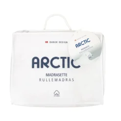 Arctic Madrasette bomuldsrullemadras hvid 120x200 cm