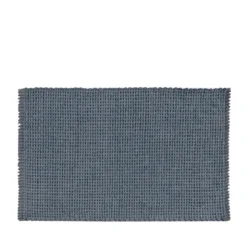 Bademåtte bomuld blå 50x80 cm