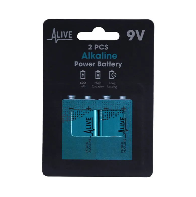 Batteri 9V 6LR61 2 pak