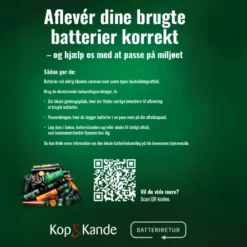 Batteri 9V 6LR61 2 pak