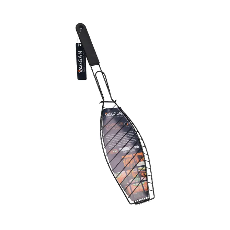 BBQ fiskegrill sort 58 cm