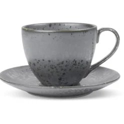 Bitz cappuccinokop grå 24 cl