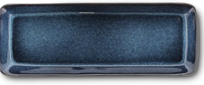 Bitz Gastro serveringsfad rektangulært blå 38 cm