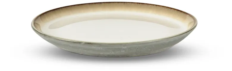 Bitz Gastro tallerken grå/creme 17 cm