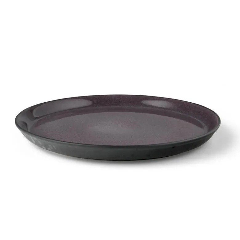 Bitz Gastro tallerken sort/lilla 27 cm