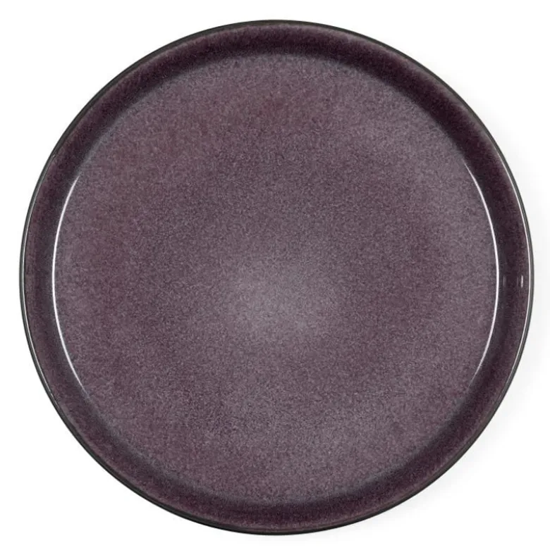 Bitz Gastro tallerken sort/lilla 27 cm