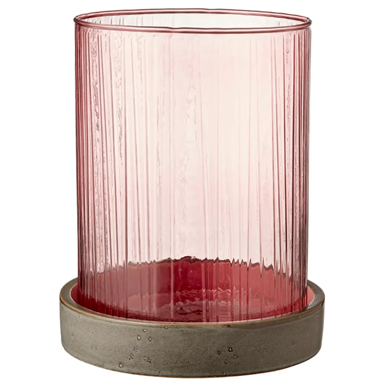 Bitz Hurricane Med LED Lys Pink 24 cm