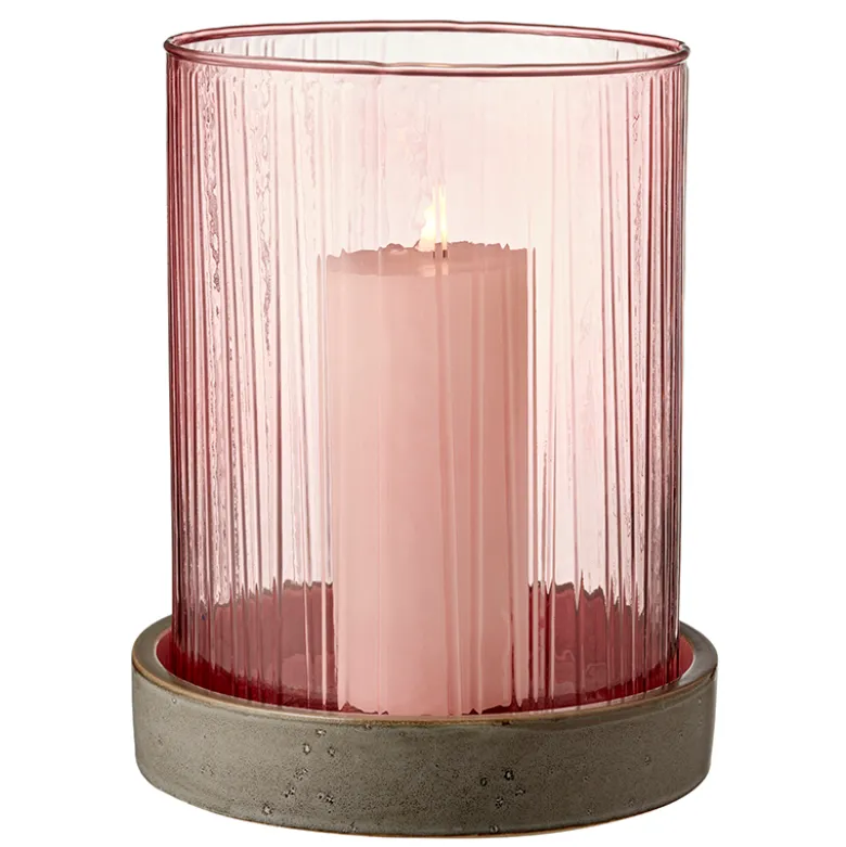 Bitz Hurricane Med LED Lys Pink 24 cm