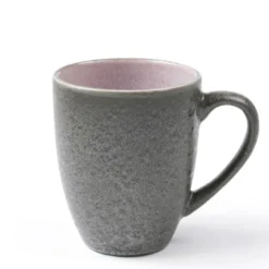 Bitz krus grå/lyserød 30 cl