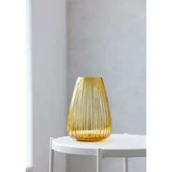 Bitz Kusintha vase amber 22 cm